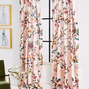 Anthropologie Enid Curtain 1 Panel Only 50”x84”
